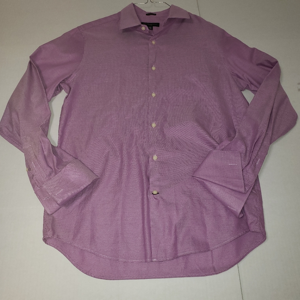 Banana Republic long sleeve button down shirt Mens medium pink - Picture 1 of 5